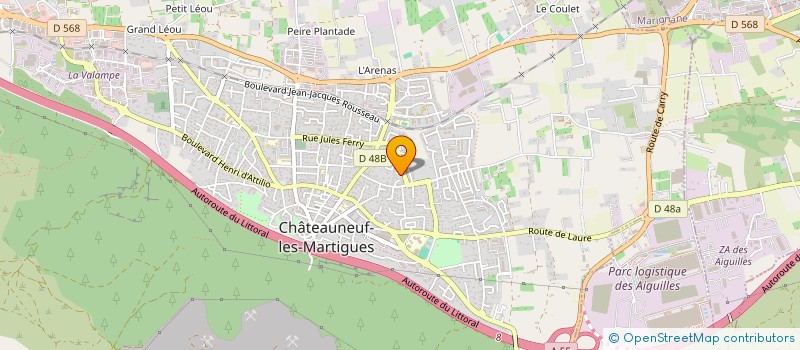 localisation de l'entreprise MONSIEUR JEAN FROIDEFOND à CHATEAUNEUF-LES-MARTIGUES