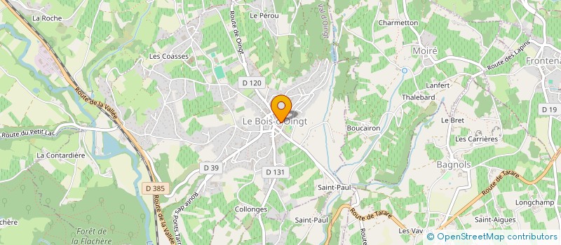 localisation de l'entreprise MONSIEUR JEAN FROMONT  VAL D'OINGT