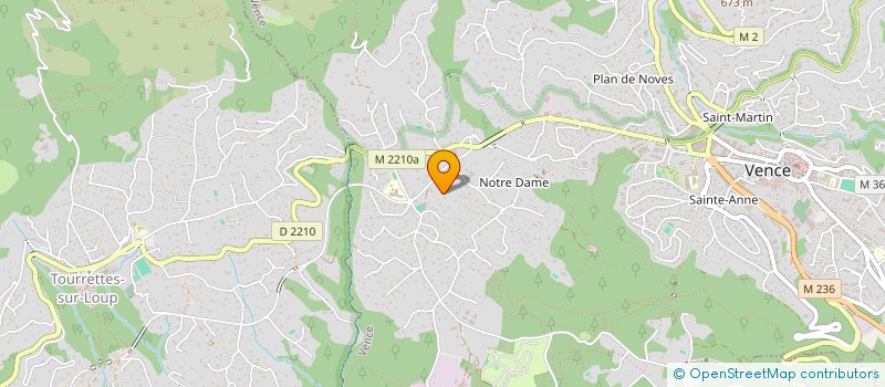 localisation de l'entreprise MONSIEUR JEAN FRONTINI à VENCE