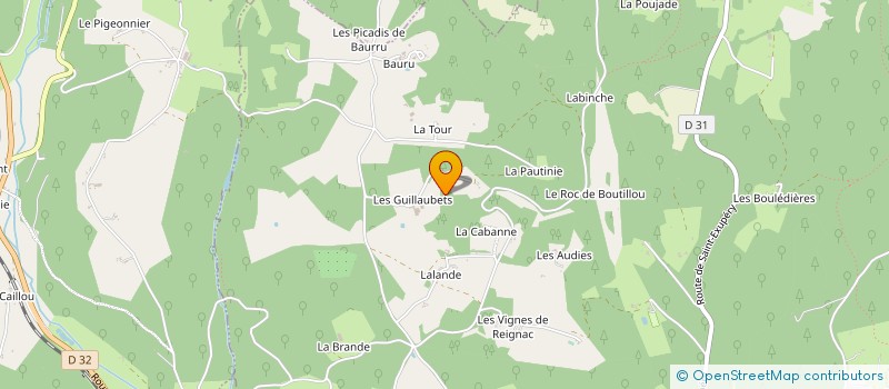 localisation de l'entreprise MONSIEUR JEAN FRONTOU à FLEURAC