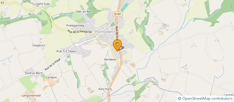 localisation de l'entreprise MONSIEUR JEAN FROY  PLOMODIERN