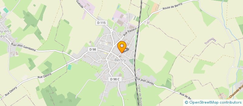 localisation de l'entreprise MONSIEUR JEAN FRUIT  BERTRY