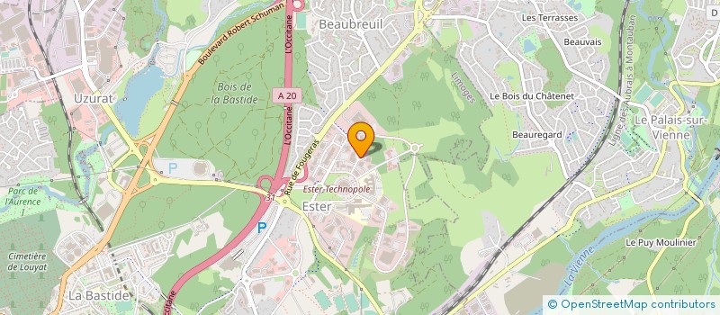 localisation de l'entreprise MONSIEUR JEAN FUMET à LIMOGES