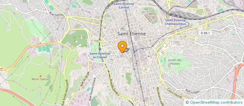 localisation de l'entreprise MONSIEUR JEAN FURNON à SAINT-ETIENNE