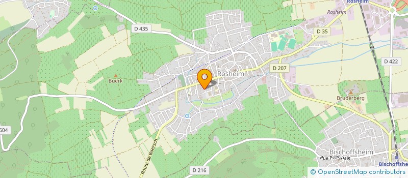 localisation de l'entreprise MONSIEUR JEAN FURST à ROSHEIM