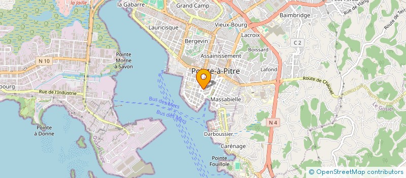 localisation de l'entreprise MONSIEUR JEAN FUSENING  POINTE-A-PITRE