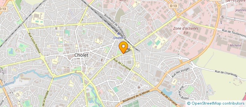 localisation de l'entreprise MONSIEUR JEAN FUZET à CHOLET