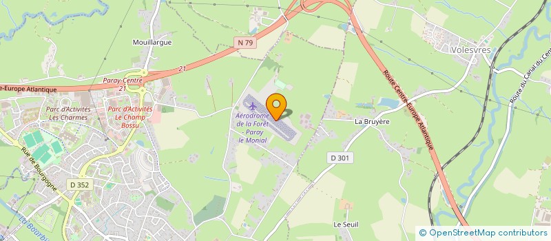 localisation de l'entreprise MONSIEUR JEAN GABERT  PARAY LE MONIAL