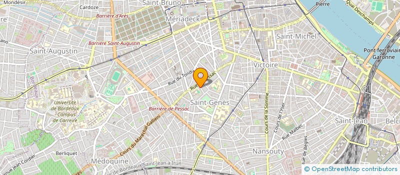 localisation de l'entreprise MONSIEUR JEAN GABORIEAU à BORDEAUX