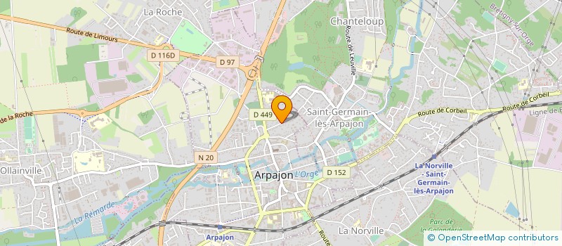 localisation de l'entreprise MONSIEUR JEAN-GABRIEL ALESSANDRINI à ARPAJON