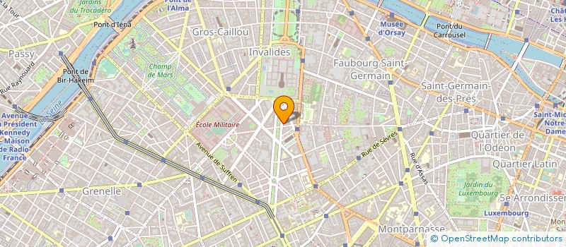 localisation de l'entreprise MONSIEUR JEAN GABRIEL AUBIJOUX à PARIS