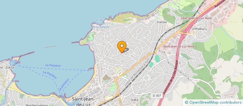 localisation de l'entreprise MONSIEUR JEAN-GABRIEL BECKER à SAINT-JEAN-DE-LUZ