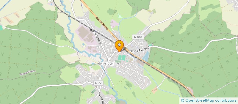 localisation de l'entreprise MONSIEUR JEAN-GABRIEL BRUDERMANN  MERTZWILLER