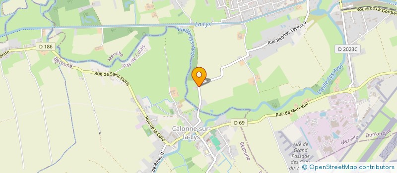 localisation de l'entreprise MONSIEUR JEAN-GABRIEL DETHOOR  MERVILLE