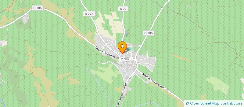 localisation de l'entreprise MONSIEUR JEAN-GABRIEL FABIE  AZILLE