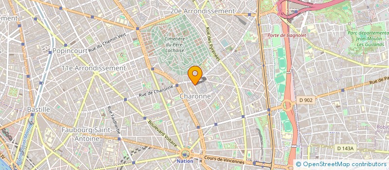 localisation de l'entreprise MONSIEUR JEAN-GABRIEL MASTRANGELO  PARIS