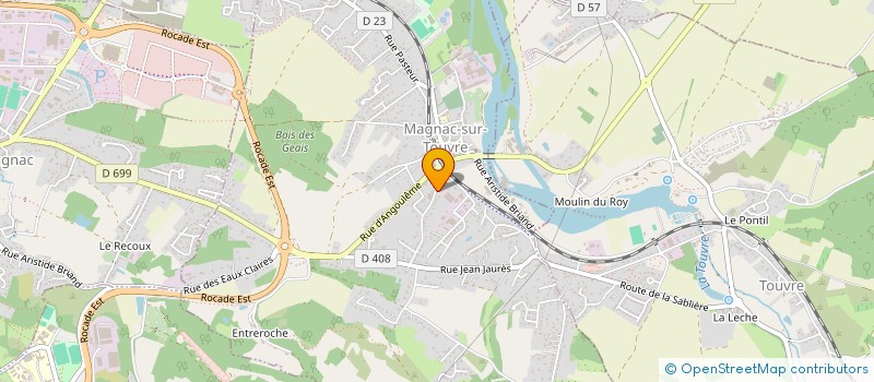 localisation de l'entreprise MONSIEUR JEAN-GABRIEL PIERET à MAGNAC-SUR-TOUVRE