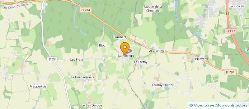 localisation de l'entreprise MONSIEUR JEAN-GABRIEL TAJAN  LES CHAMPS-GERAUX