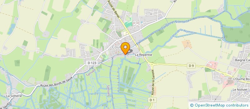 localisation de l'entreprise MONSIEUR JEAN GACHET  COULON