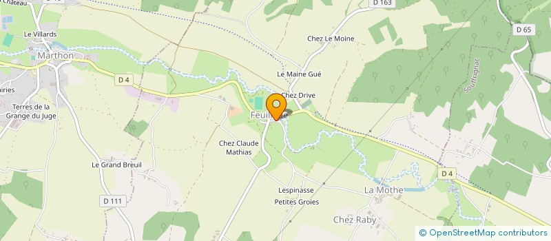 localisation de l'entreprise MONSIEUR JEAN GADON à CHAZELLES