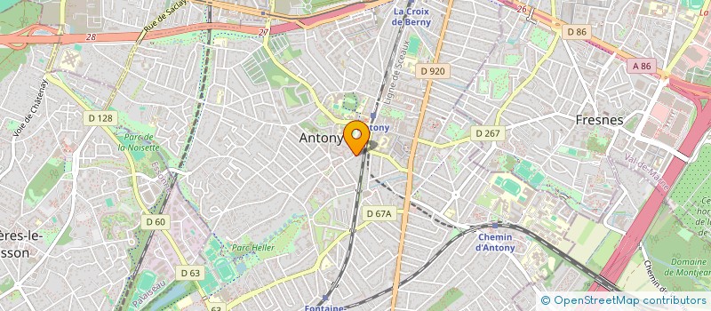 localisation de l'entreprise MONSIEUR JEAN GADOT à ANTONY