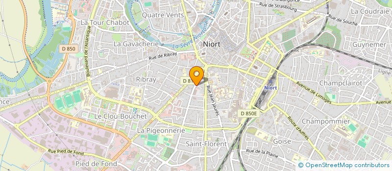 localisation de l'entreprise MONSIEUR JEAN GADREAU à NIORT