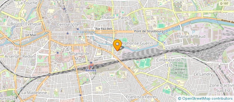 localisation de l'entreprise MONSIEUR JEAN GAEL DESCHARD  RENNES