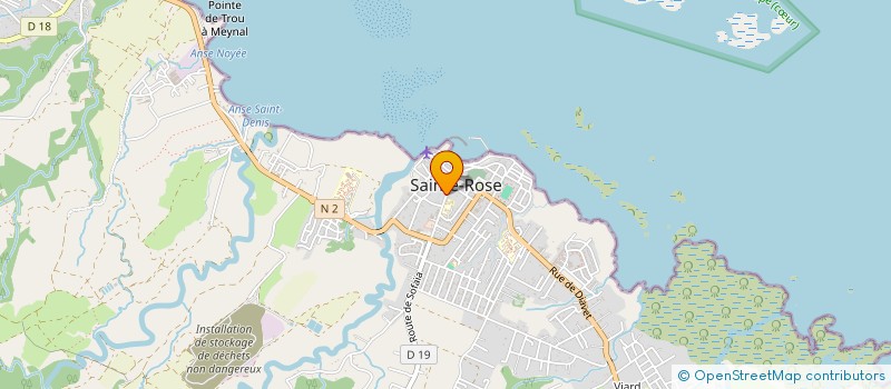 localisation de l'entreprise MONSIEUR JEAN GAEL LEGER  SAINTE-ROSE