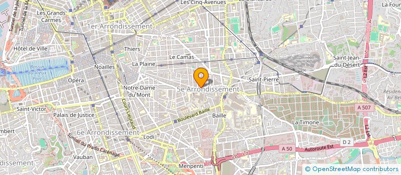localisation de l'entreprise MONSIEUR JEAN GAEL MOUTAMA à MARSEILLE