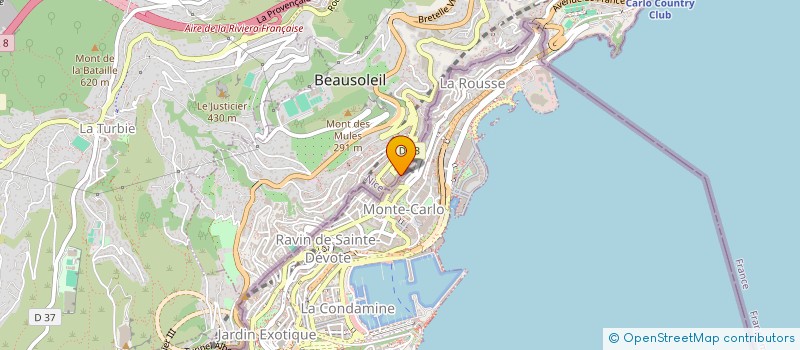 localisation de l'entreprise MONSIEUR JEAN GAGER à BEAUSOLEIL