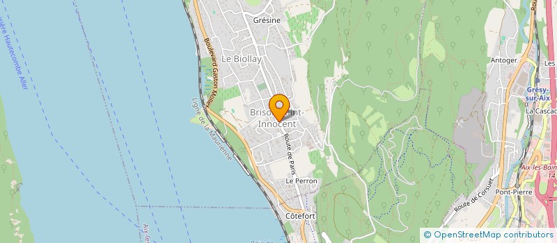 localisation de l'entreprise MONSIEUR JEAN GAIDET  BRISON-SAINT-INNOCENT