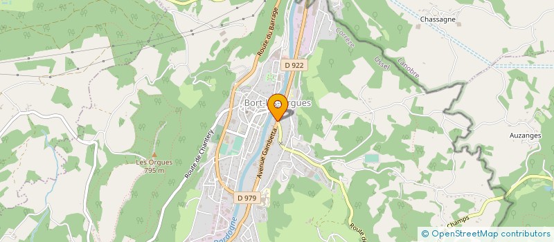 localisation de l'entreprise MONSIEUR JEAN GAILLARD  BORT-LES-ORGUES