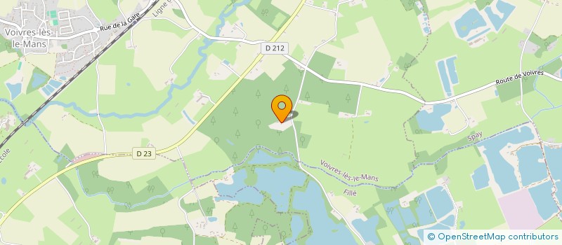 localisation de l'entreprise MONSIEUR JEAN GAILLARD  VOIVRES-LES-LE-MANS