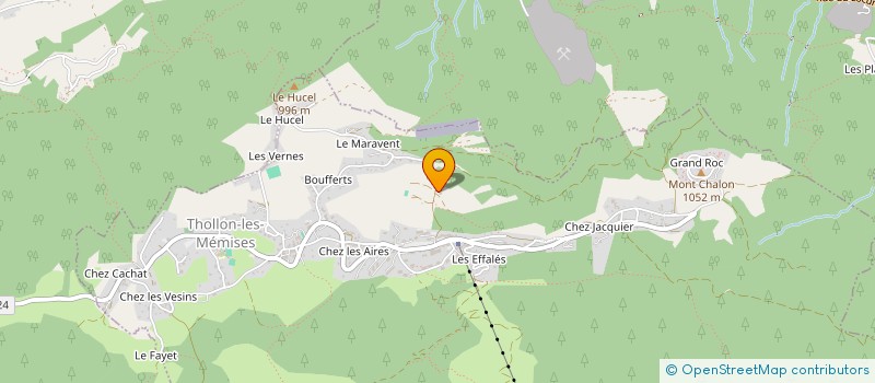 localisation de l'entreprise MONSIEUR JEAN GAILLET  THOLLON-LES-MEMISES