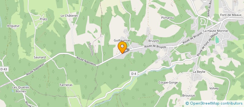 localisation de l'entreprise MONSIEUR JEAN GAILLOT à COURSAC
