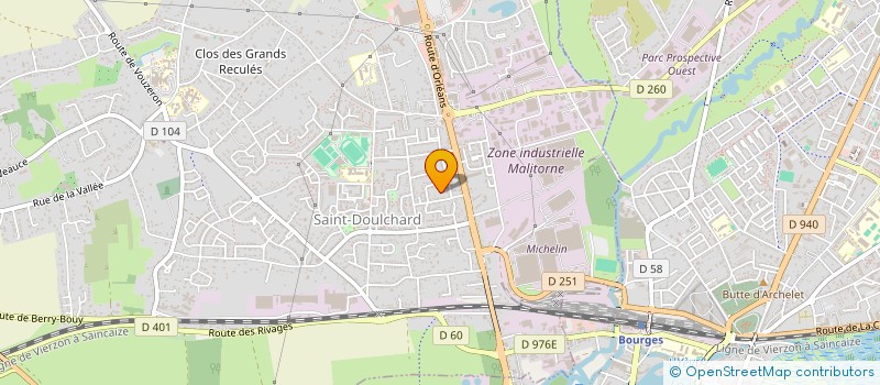 localisation de l'entreprise MONSIEUR JEAN GAINIER  SAINT-DOULCHARD