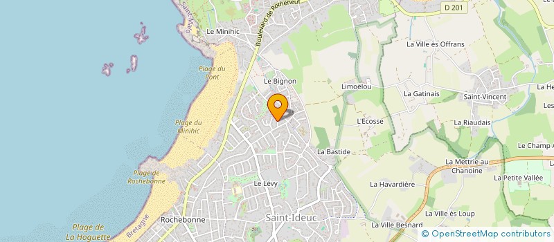 localisation de l'entreprise MONSIEUR JEAN GALA  SAINT-MALO