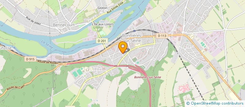 localisation de l'entreprise MONSIEUR JEAN GALANDON  BONNIERES-SUR-SEINE