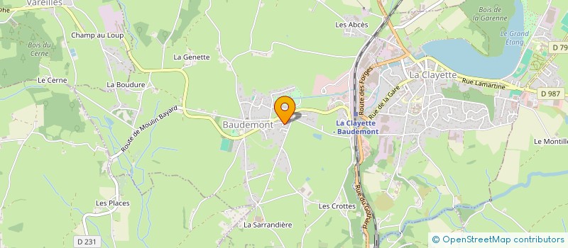 localisation de l'entreprise MONSIEUR JEAN GALANO  BAUDEMONT