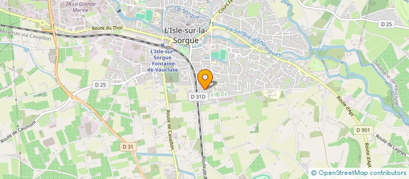 localisation de l'entreprise MONSIEUR JEAN GALDI  L'ISLE-SUR-LA-SORGUE