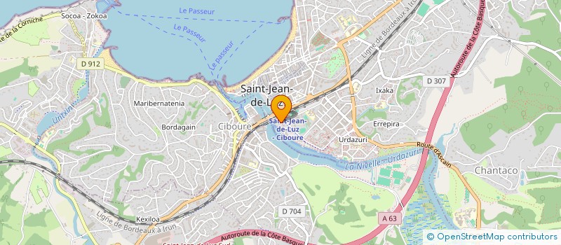 localisation de l'entreprise MONSIEUR JEAN GALHAUD à SAINT-JEAN-DE-LUZ