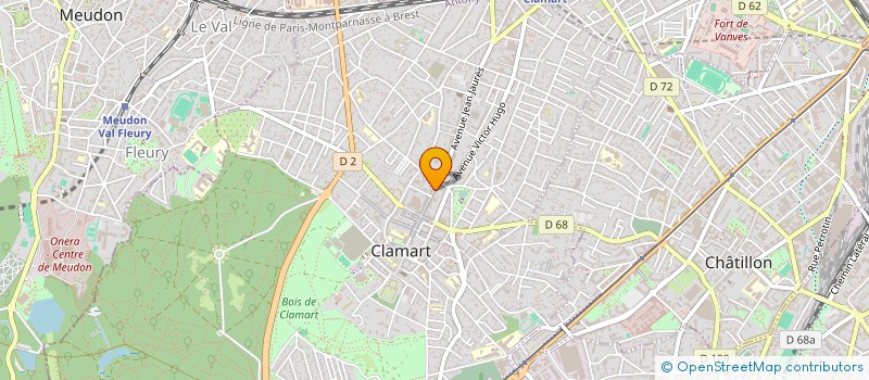 localisation de l'entreprise MONSIEUR JEAN GALIAY à CLAMART