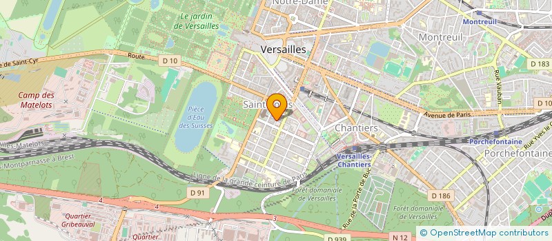 localisation de l'entreprise MONSIEUR JEAN GALIBERT à VERSAILLES