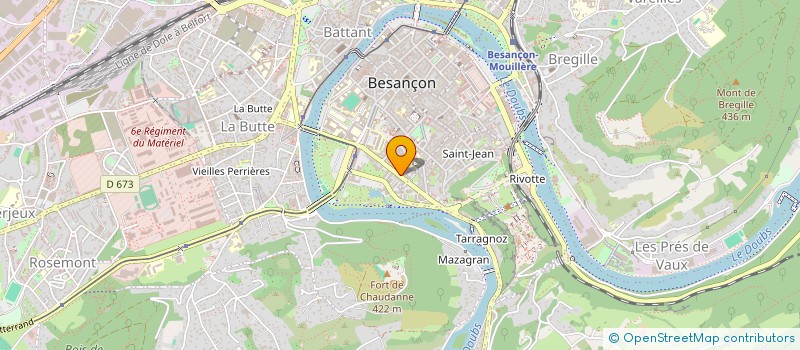localisation de l'entreprise MONSIEUR JEAN GALLAND à BESANCON