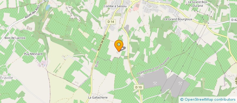 localisation de l'entreprise MONSIEUR JEAN GALLENON à CHATEAUNEUF-SUR-CHARENTE