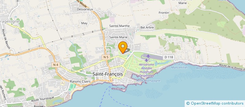 localisation de l'entreprise MONSIEUR JEAN GALLERON à SAINT-FRANCOIS