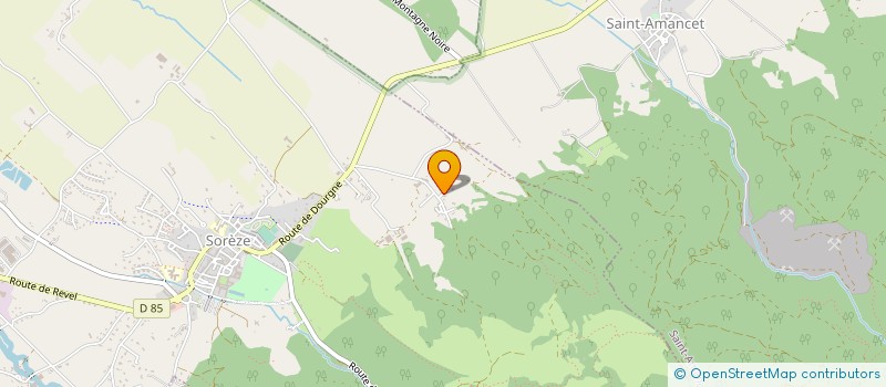 localisation de l'entreprise MONSIEUR JEAN GALLET  SOREZE