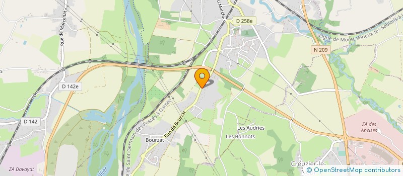 localisation de l'entreprise MONSIEUR JEAN GALLI à SAINT-GERMAIN-DES-FOSSES
