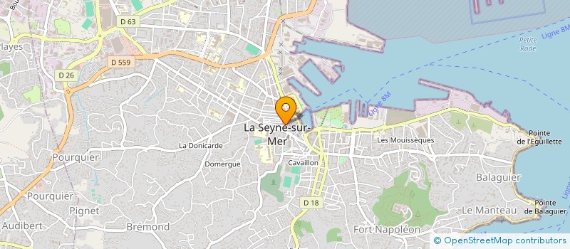 localisation de l'entreprise MONSIEUR JEAN GALLI à LA SEYNE-SUR-MER