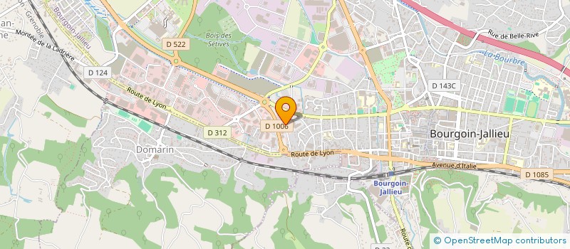 localisation de l'entreprise MONSIEUR JEAN GALLOIS à BOURGOIN-JALLIEU